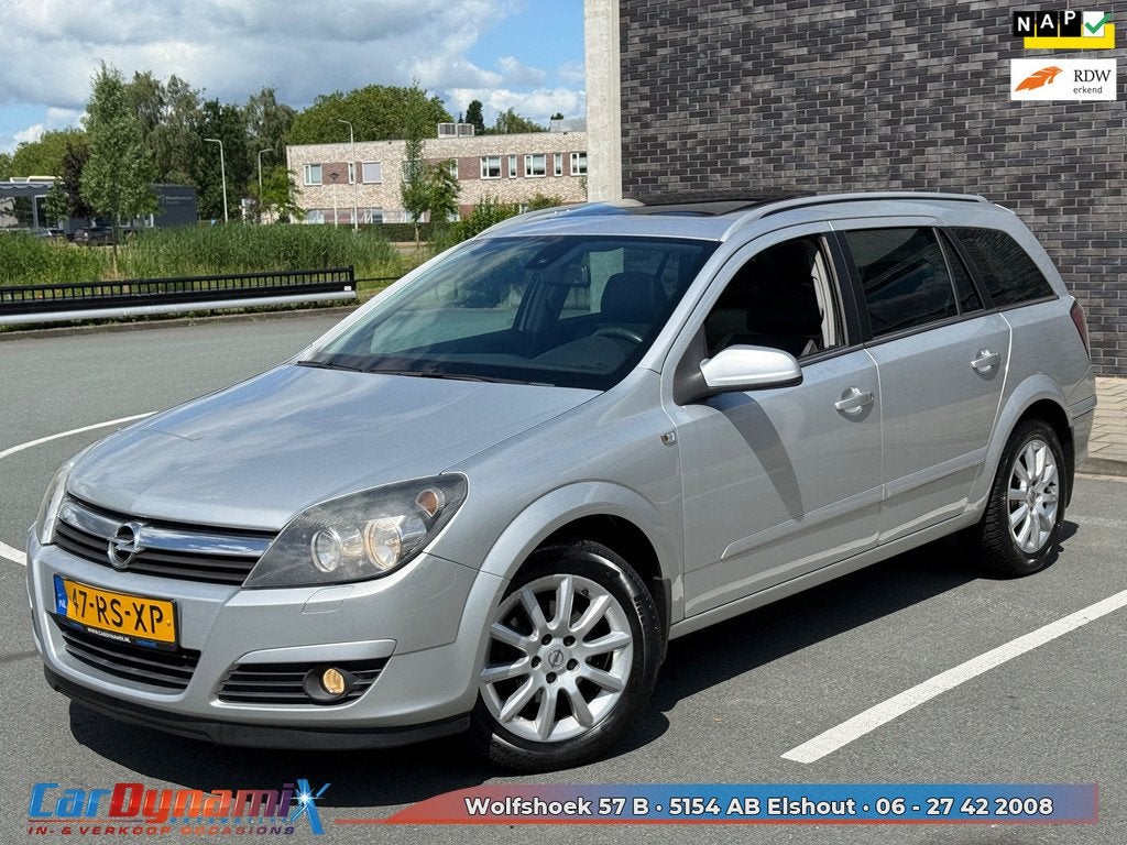 Opel Astra Wagon 1.6 Elegance | Leer | Pano |Stoelvw|1e EIG, Voorwielaandrijving, 15 km/l, Gebruikt, 4 cilinders