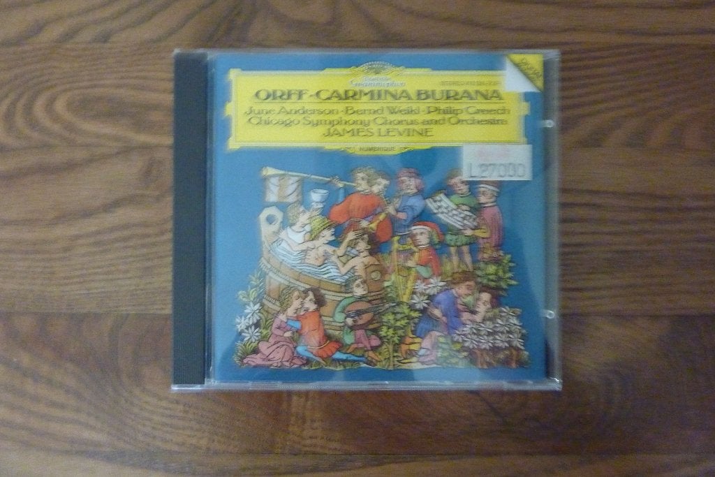 Orff Carmina Burana - James Levine, Chicago Symphony Chorus, Gebruikt, Ophalen of Verzenden, Album, Overige typen