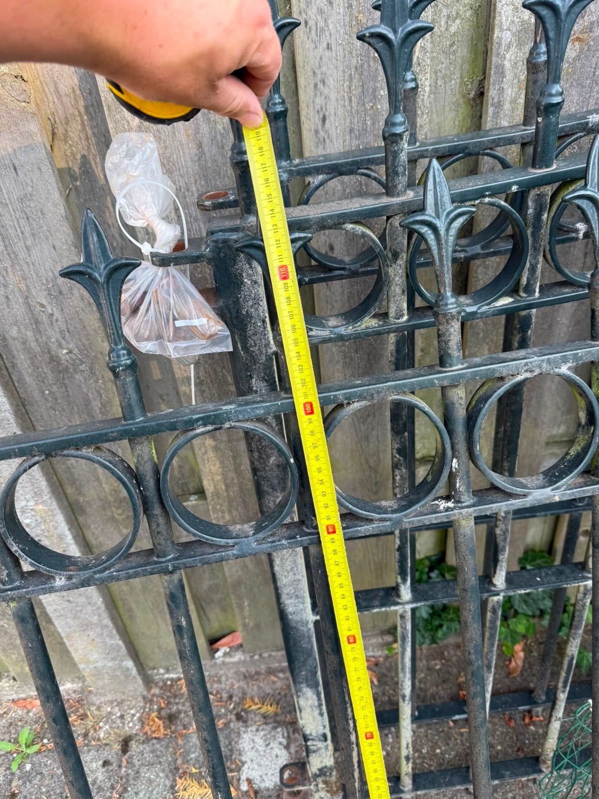 Sierhekwerk met poort - Gebruikt, Ophalen, Met poort, Gebruikt, Sierhekwerk