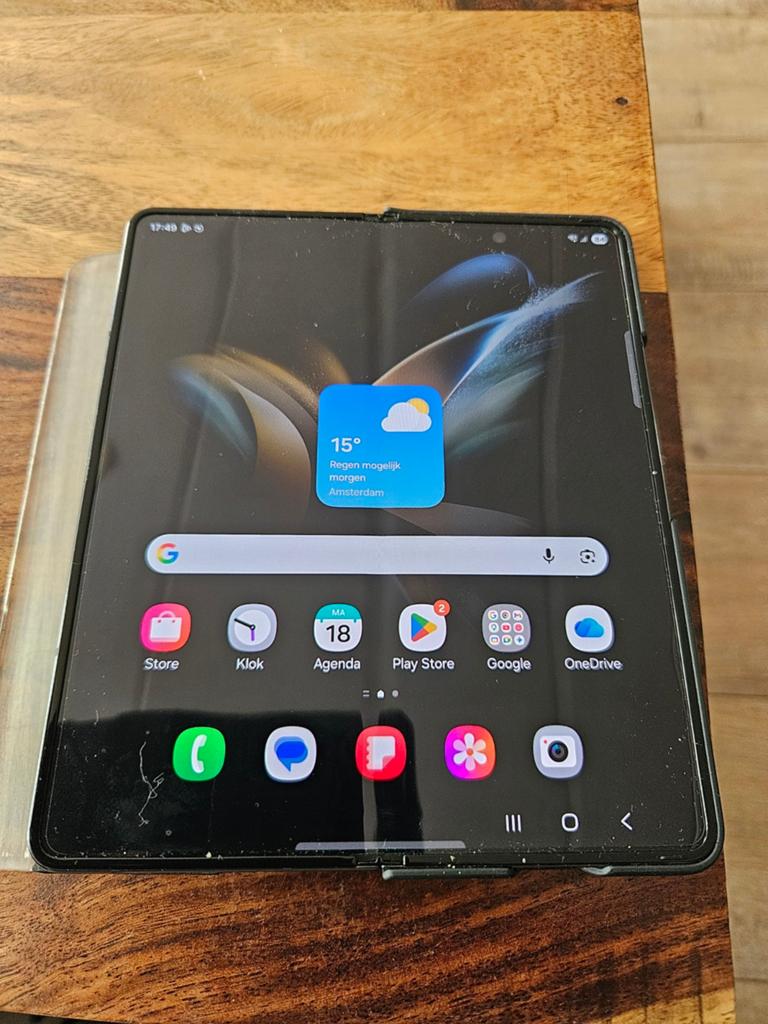 Samsung Galaxy Z Fold 4 256GB Grijs - Zo goed als nieuw, Telecommunicatie, Overige Telecommunicatie, Ophalen of Verzenden, Zo goed als nieuw