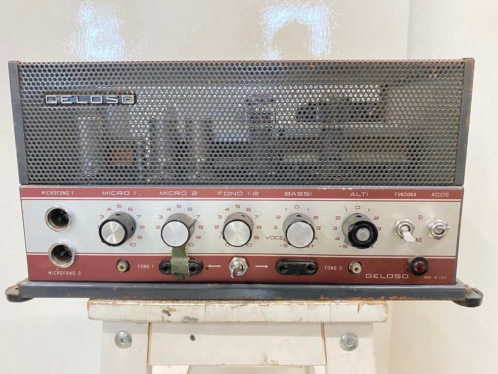 Geloso G.1/1040-A buizenversterker EL34, Audio, Tv en Foto, Buizenversterkers, Ophalen of Verzenden, Versterker