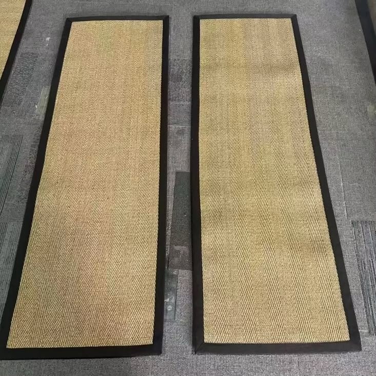 Nieuwe sisal traploper visgraat 80 cm - 5 x 3 meter, Rechthoekig, Sisal, visgraat, Beige, Nieuw