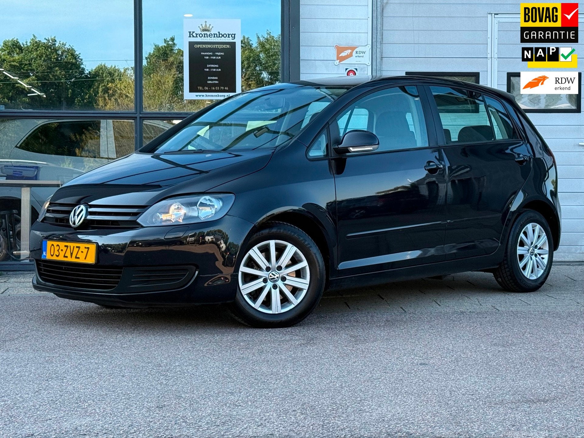 Volkswagen Golf Plus 1.4 TSI Automaat| NAP| CRUISECR| AIRCO, Auto's, Euro 5, Stof, Gebruikt, Zwart