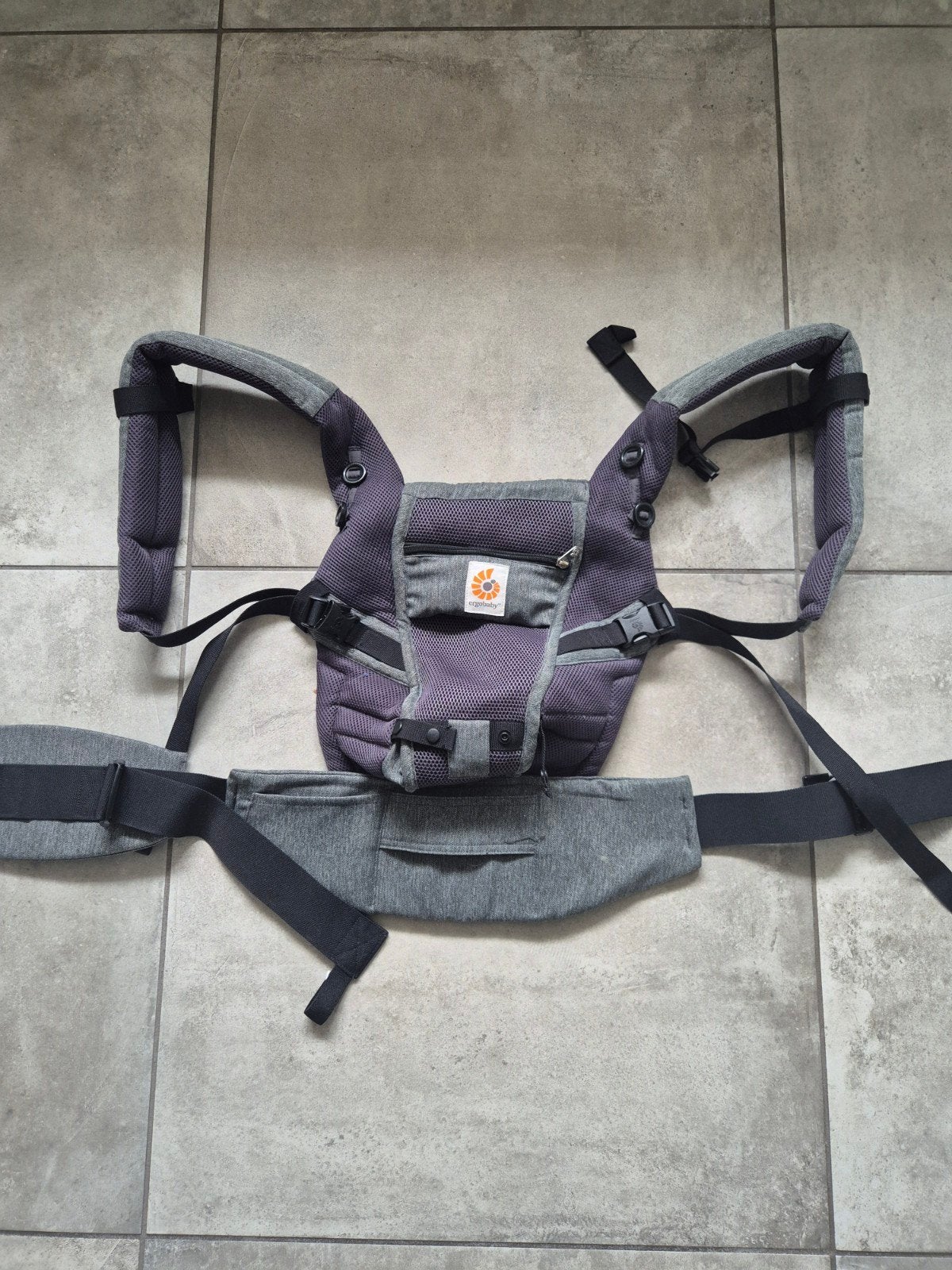 Ergobaby Adapt Cool Air Draagzak - Classic Weave, Overige merken, Buik of Rug, Ophalen of Verzenden, Zo goed als nieuw