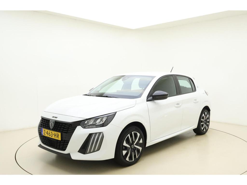 Peugeot e-208 EV Active 50 kWh 3-Fase l Warmtepomp l Apple C, Auto's, Peugeot, 136 pk, Gebruikt, Wit, Origineel Nederlands