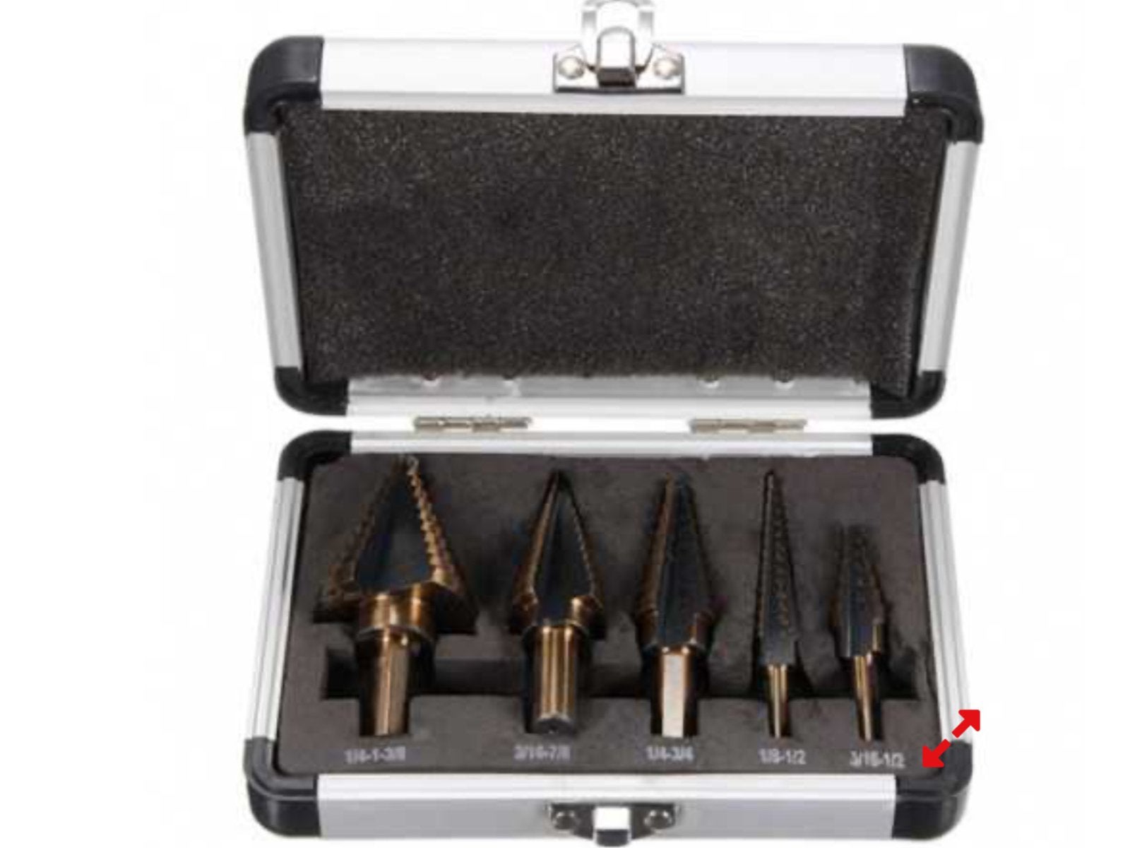 5 delig boren set  in een koffer €15,-, Ophalen of Verzenden, Nieuw, Overige typen