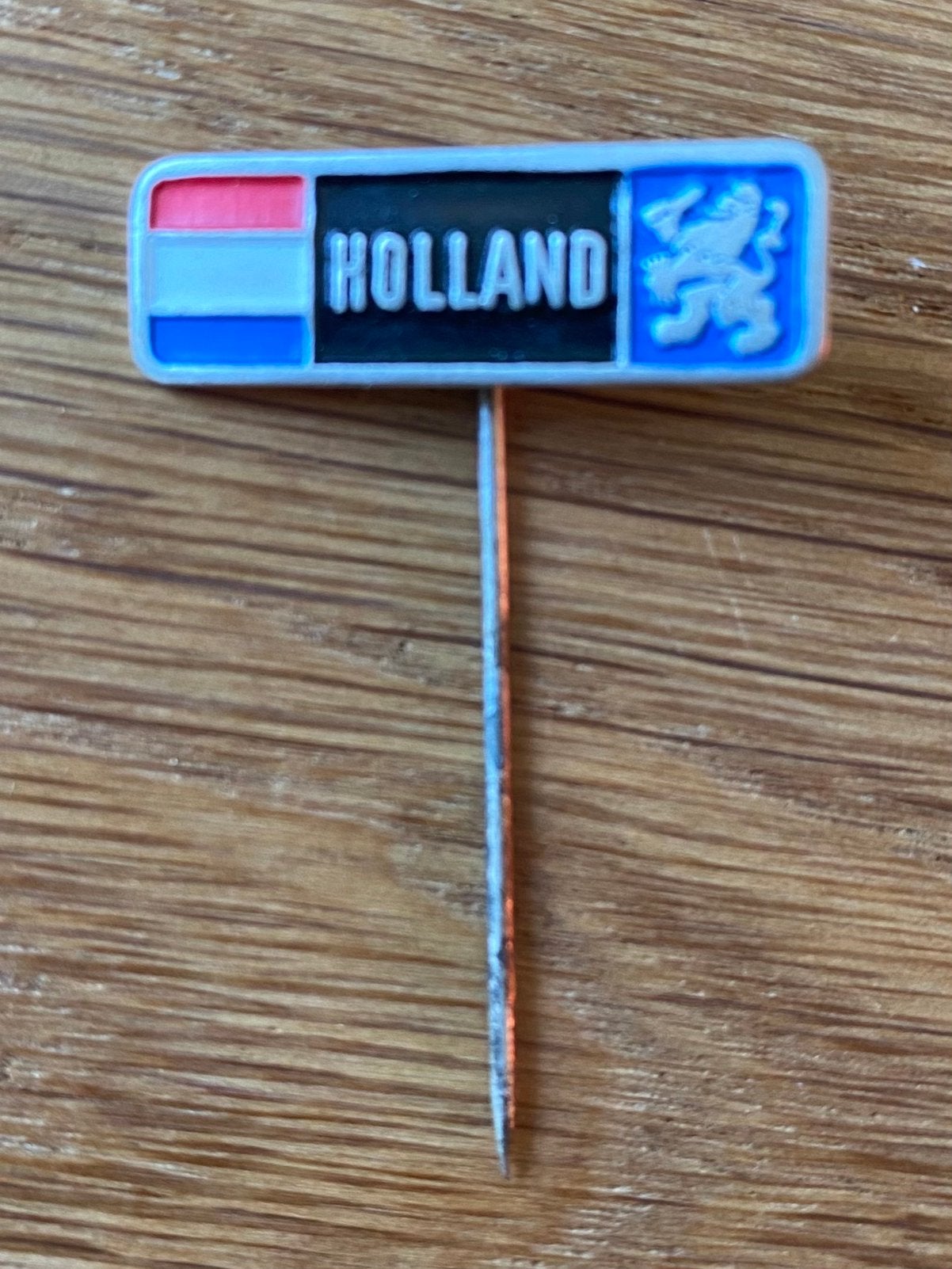 Pin speld Nederlandse Unie wo2, Verzamelen, Ophalen of Verzenden, Nederland, Embleem of Badge