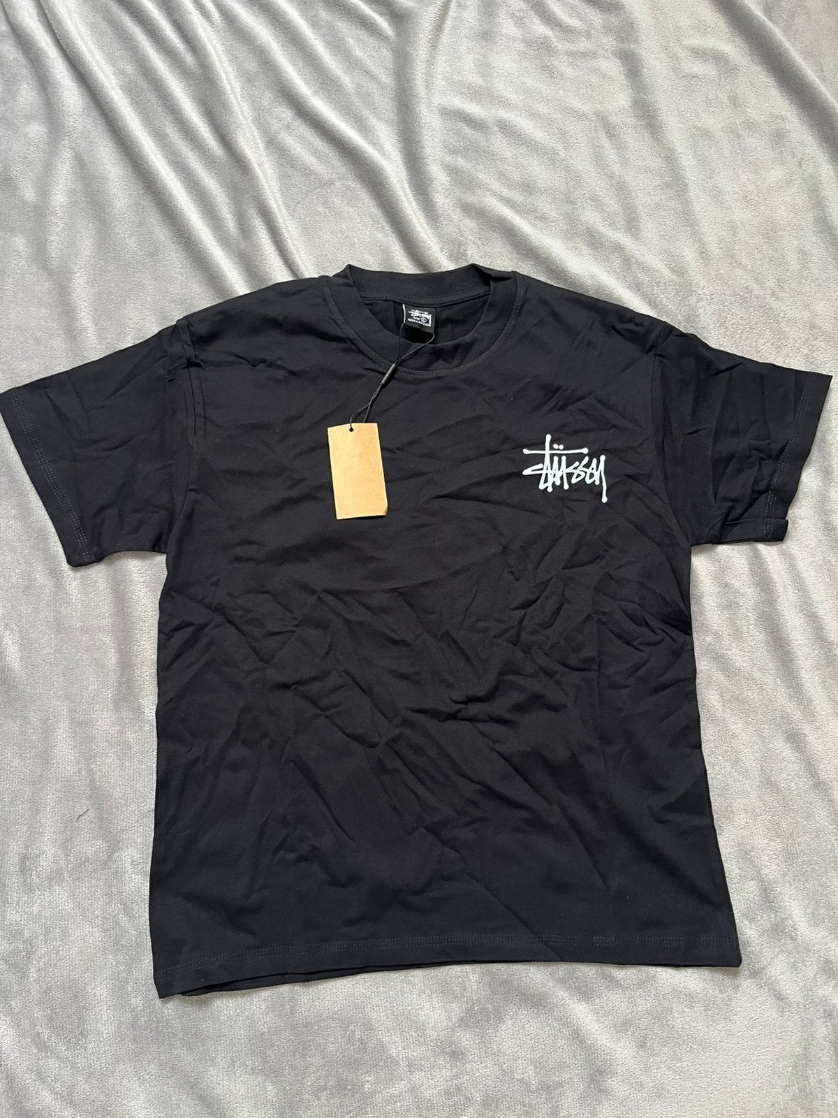 Stussy shirt zwart nieuw met prijskaartje maat s, Verzenden, Nieuw, Maat 46 (S) of kleiner, Zwart
