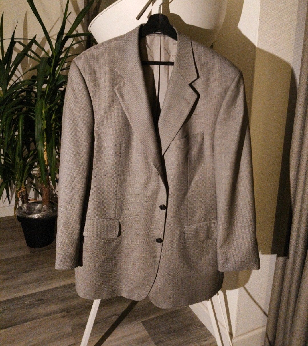 Stijlvol Grijs Herenjasje - Kaiser Design & Loden-Frey, Kleding | Heren, Kostuums en Colberts, Maat 56/58 (XL), Ophalen of Verzenden