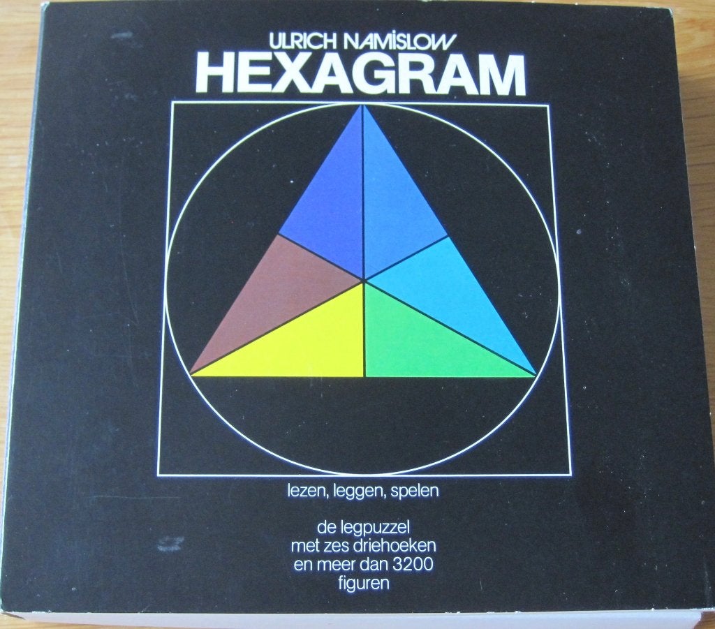 leg puzzel spel Hexagram - zes driehoeken - 3200 figuren, Een of twee spelers, Ophalen of Verzenden, Zo goed als nieuw