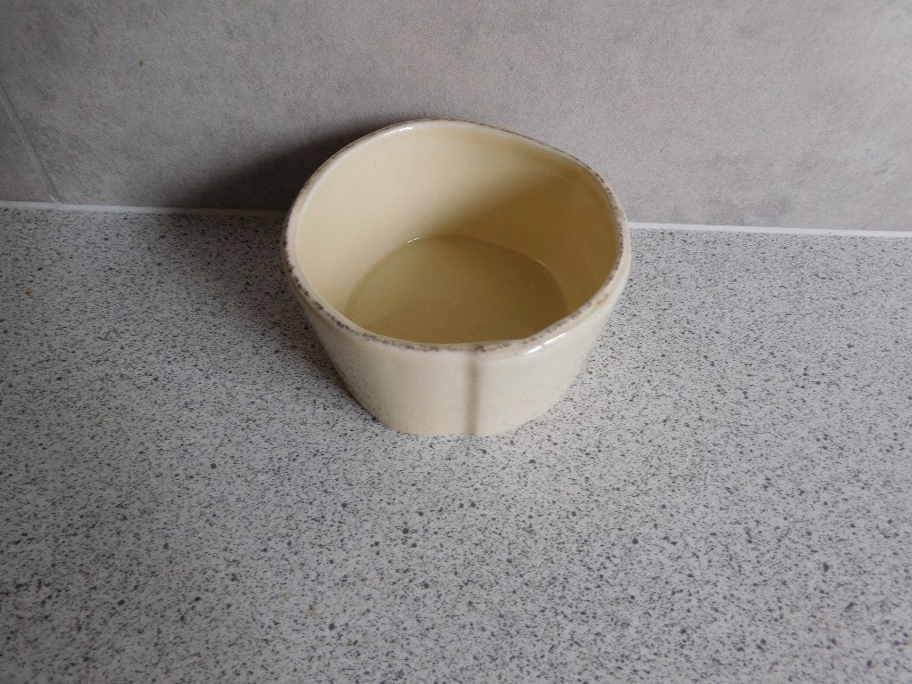 Kom 10 cm. Crate & Barrel Made in Italy, Overige merken, Keramiek, Ophalen of Verzenden, Zo goed als nieuw