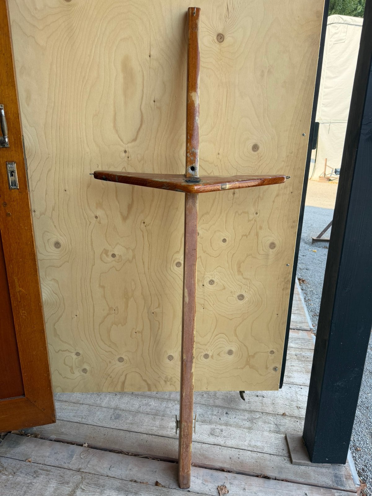 Houten mast 1.62 meter, Watersport en Boten, Bootonderdelen, Ophalen, Zo goed als nieuw, Zeilboot
