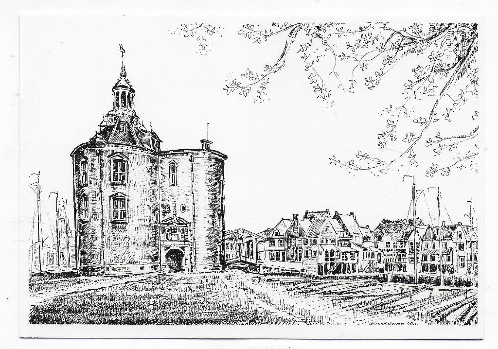 Enkhuizen Dromedaris Ongelopen ansichtkaart (B7880), Verzamelen, Ophalen of Verzenden, 1980 tot heden, Ongelopen, Noord-Holland