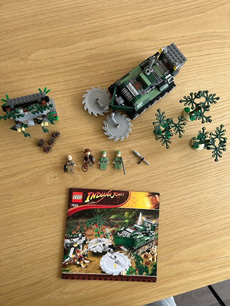 Lego Indiana Jones 7626 Jungle Cutter, Overige thema's, Lego, Ophalen of Verzenden, Zo goed als nieuw