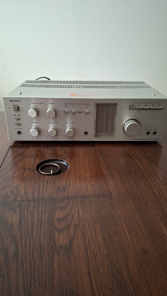 Vintage Sony versterker TA-535, Ophalen, Gebruikt, Sony, Minder dan 60 watt