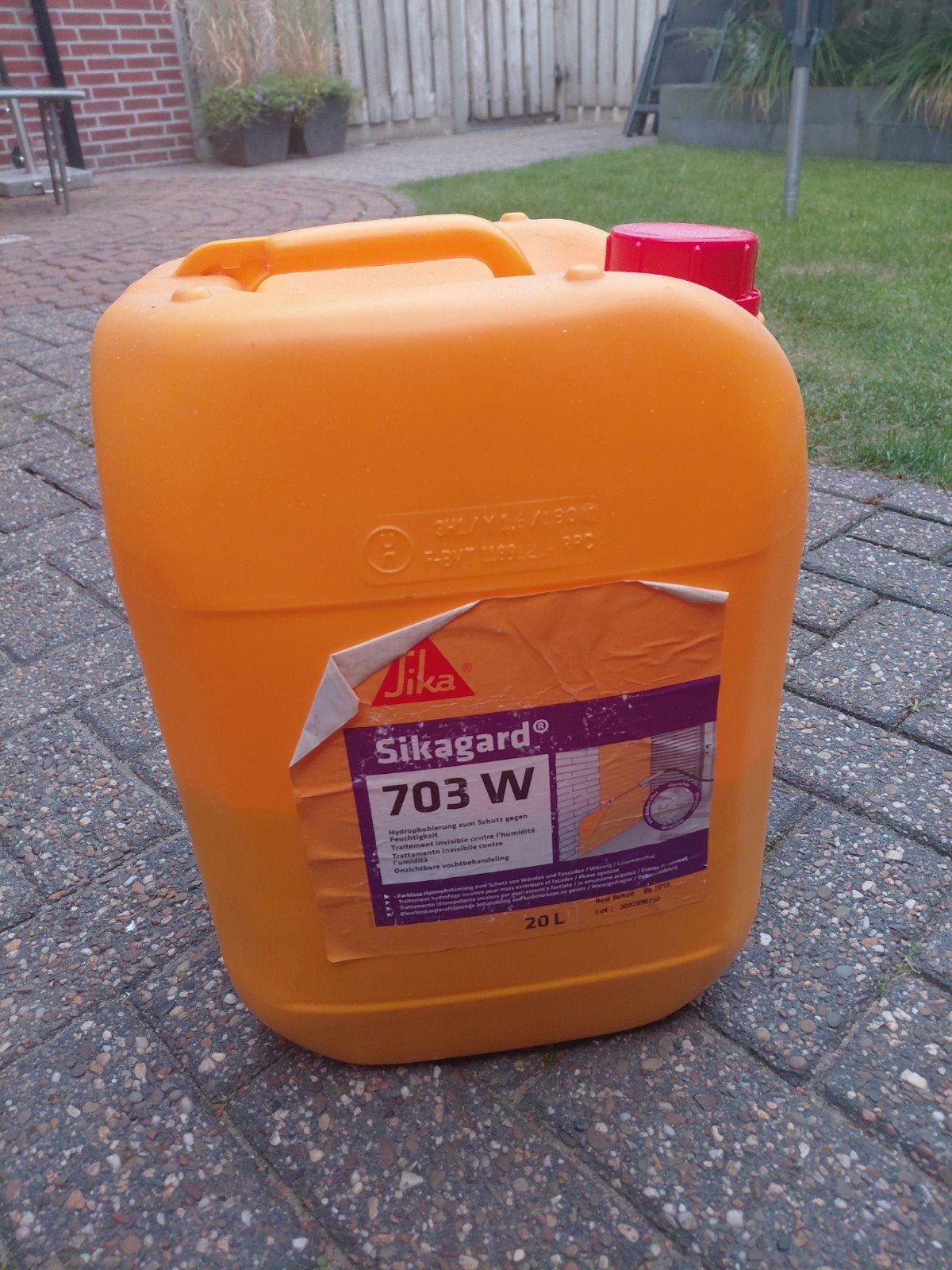 Sikagard 703 W - 20L waterafstotende impregnering, Doe-het-zelf en Verbouw, Verf, Beits en Lak, Ophalen, Overige kleuren, Nieuw