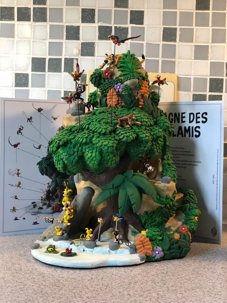 De berg van de Marsupilami Pixi/Franquin, Verzamelen, Ophalen of Verzenden, Kuifje, Zo goed als nieuw, Beeldje of Figuurtje