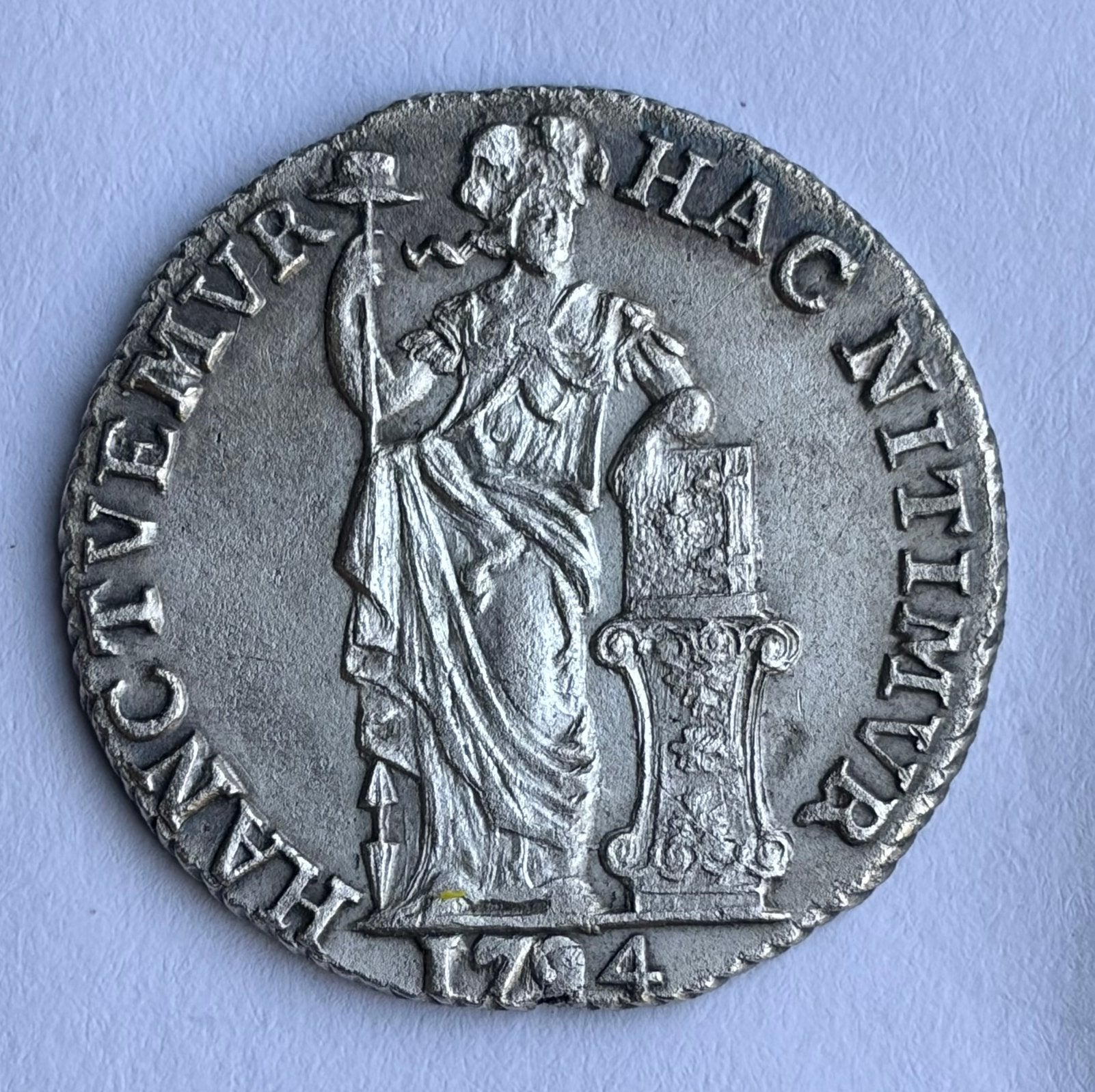 Zilveren 1 gulden West Friesland 1794, Postzegels en Munten, 1 gulden, Vóór koninkrijk, Verzenden, Zilver