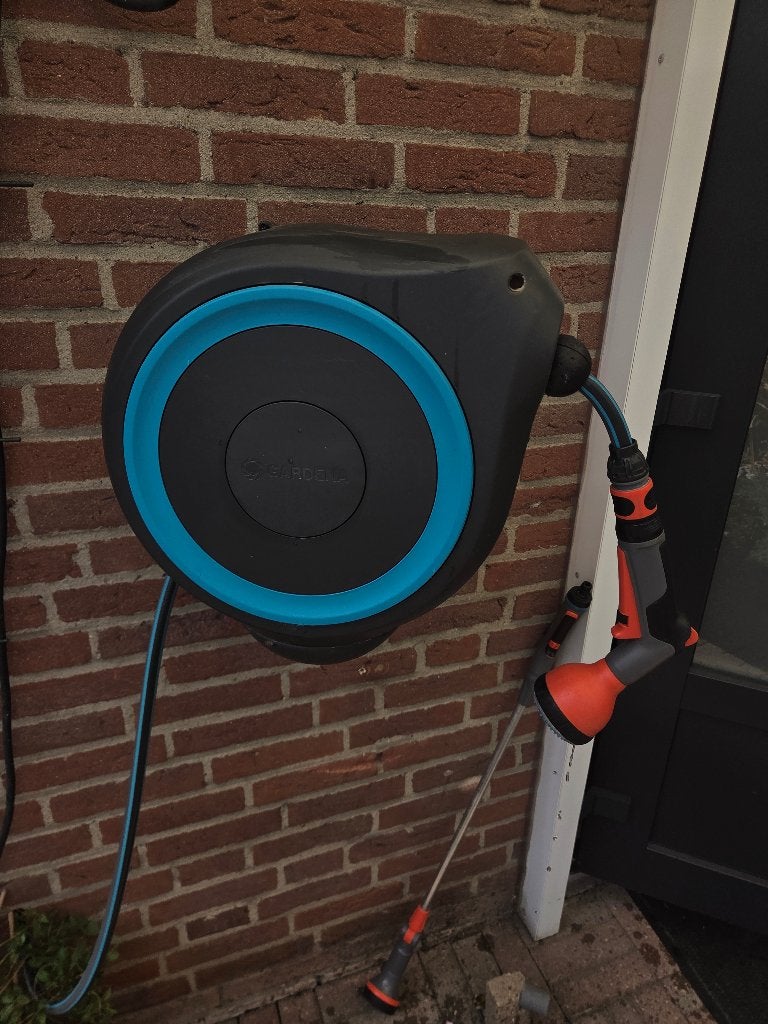 Gardena tuinslang 15m, Ophalen, Zo goed als nieuw, Tuinslanghaspel