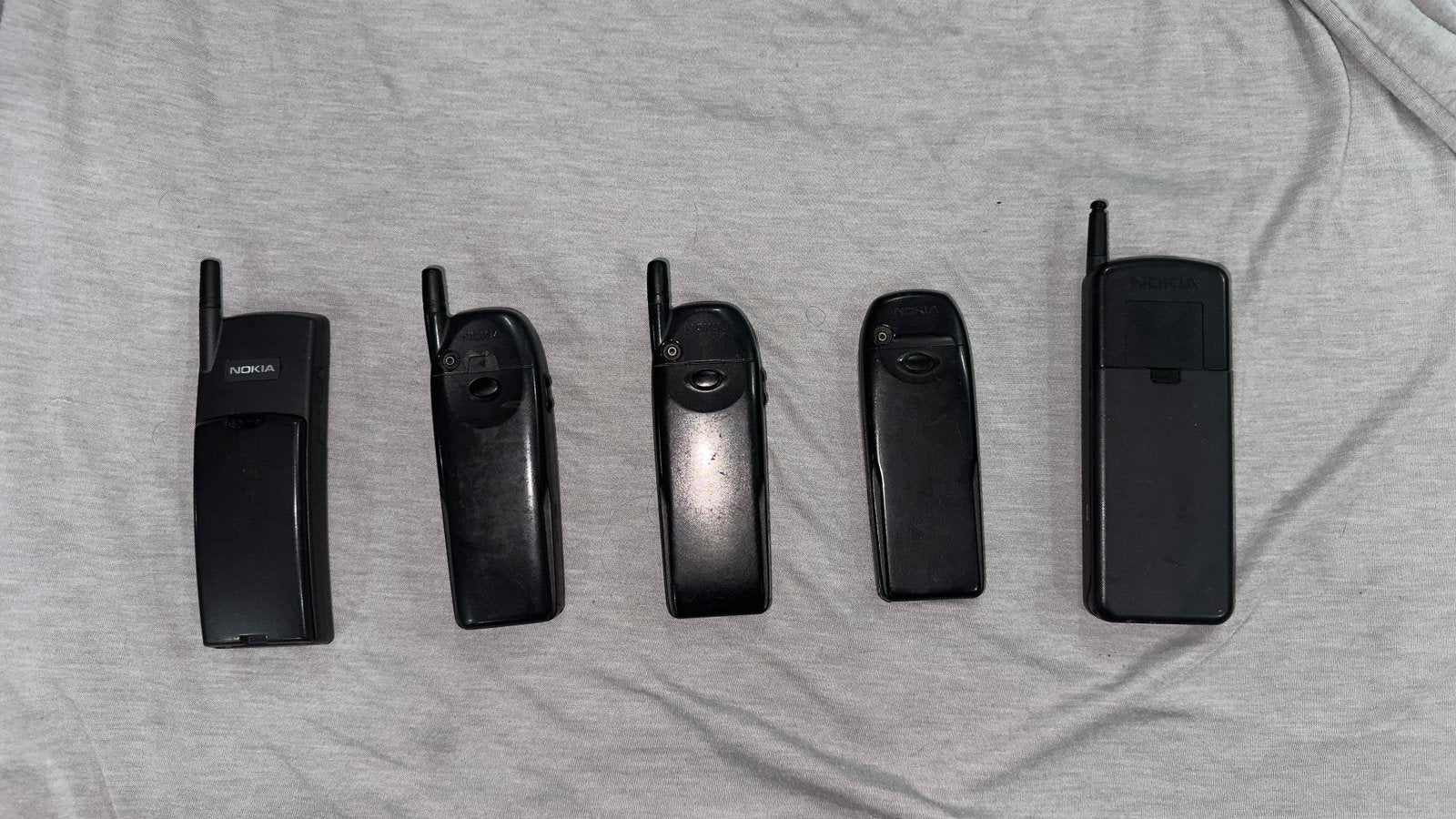 5x Vintage Nokia 8110i 6110 6150 6210 2110i – Werkend, Gebruikt, -, -, Ophalen of Verzenden
