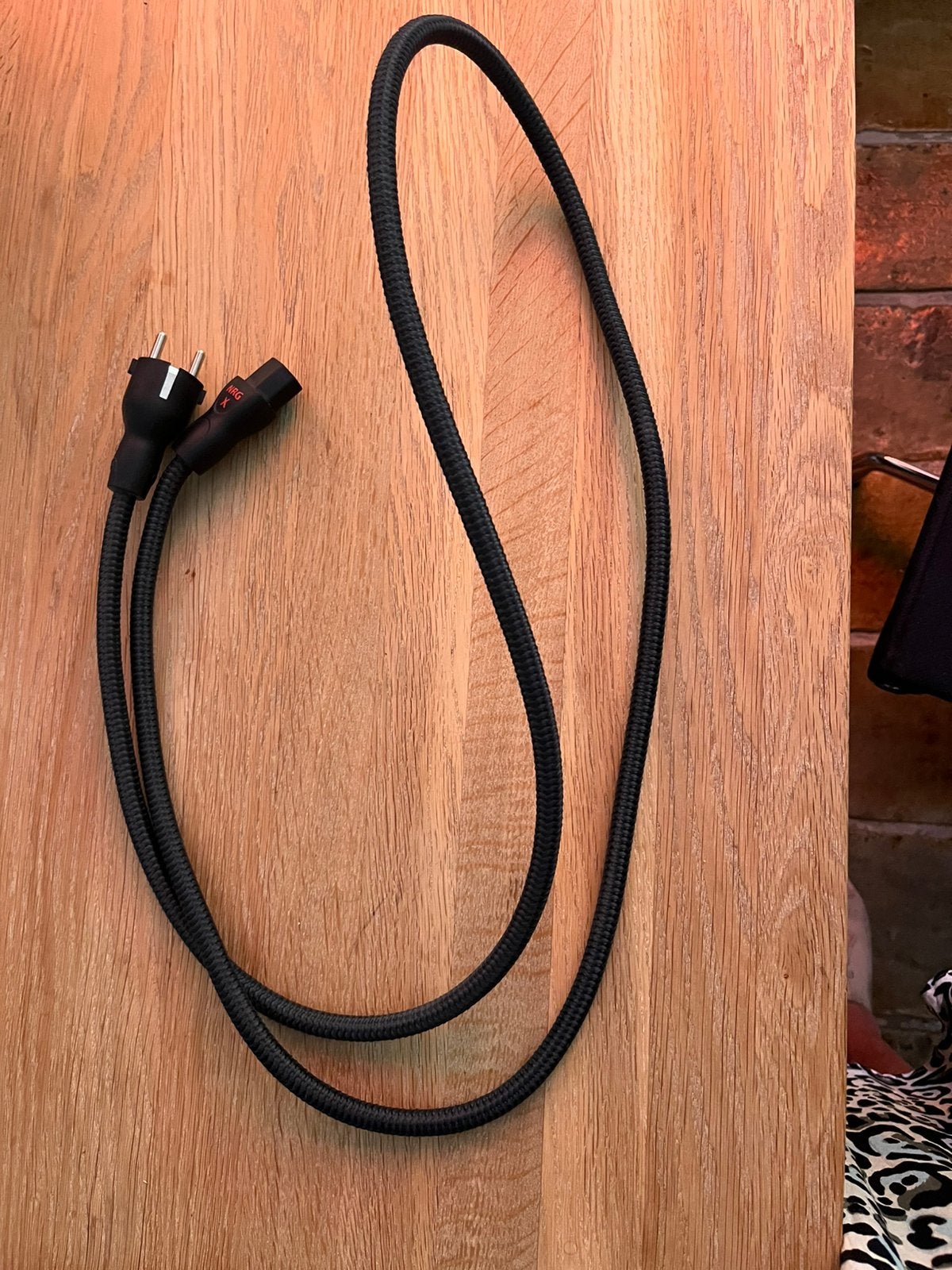 Audioquest voedingskabel, zwart, 1,5 meter, Ophalen, Zo goed als nieuw, Minder dan 2 meter, Overige kabels