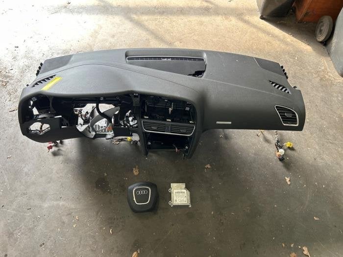 Airbag set + dashboard van een Audi A5, Gebruikt, -, -, -