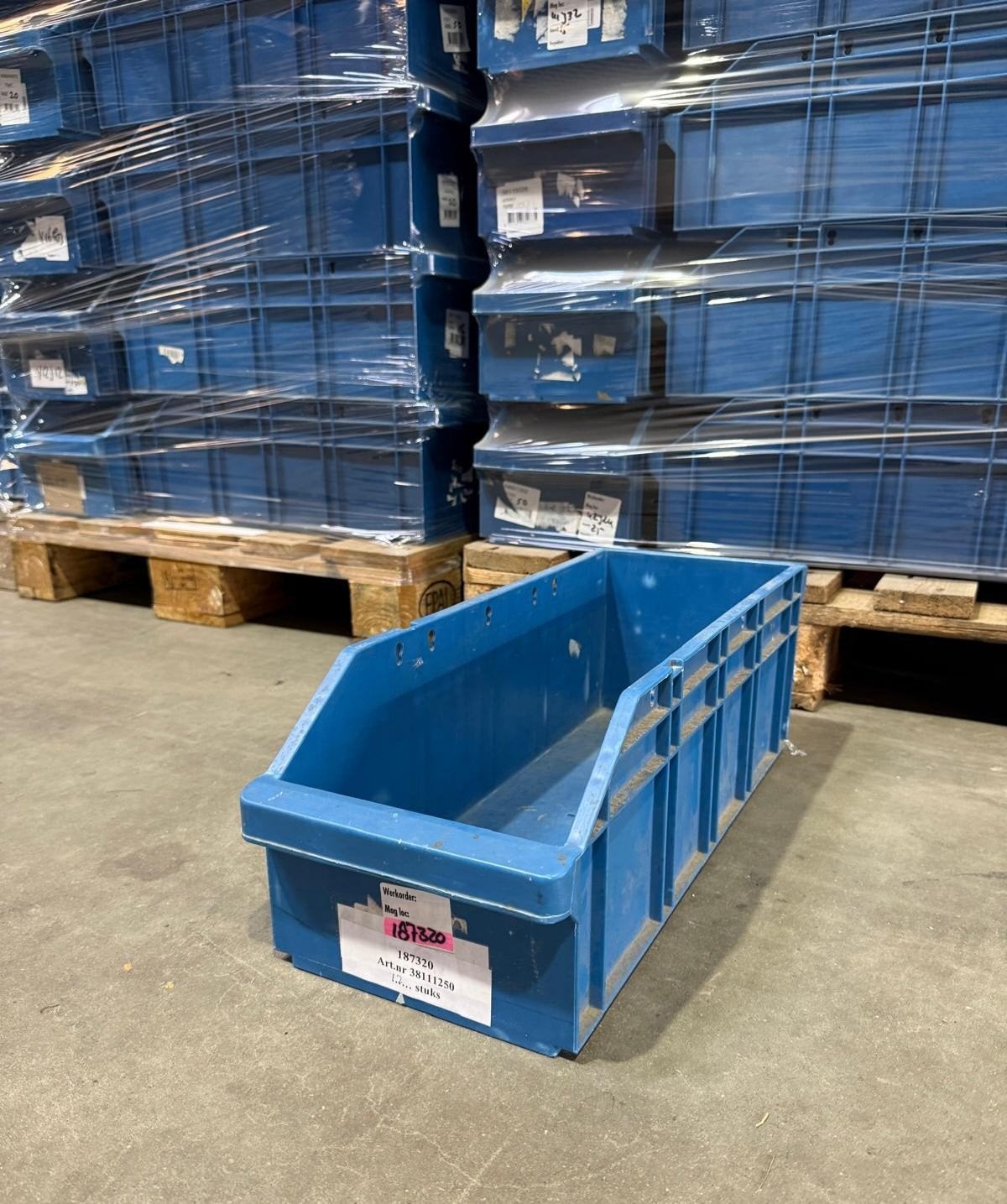 Allibert Magazijnbakken / Sorteerbakken - 58x21x19 cm, Gebruikt, 50 tot 75 cm, Ophalen of Verzenden, Minder dan 40 cm