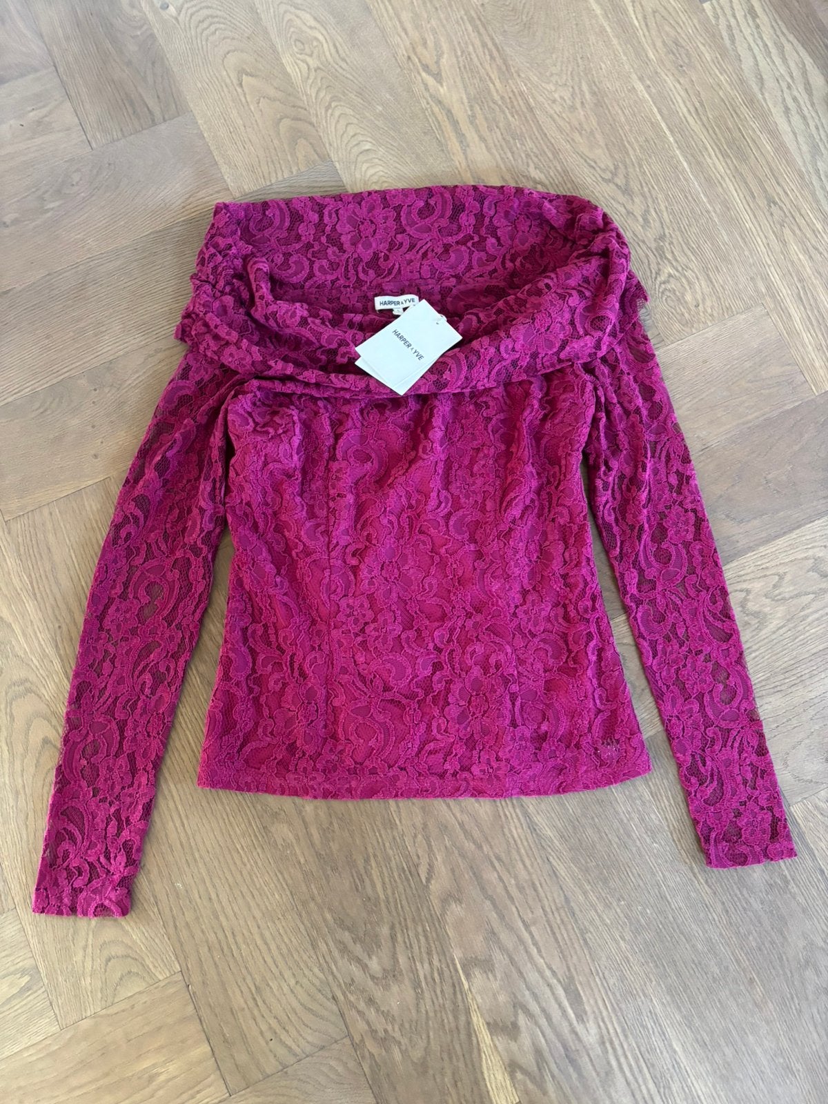 Harper & yve off shoulder top L/40, Ophalen of Verzenden, Zo goed als nieuw, Overige kleuren, Lange mouw