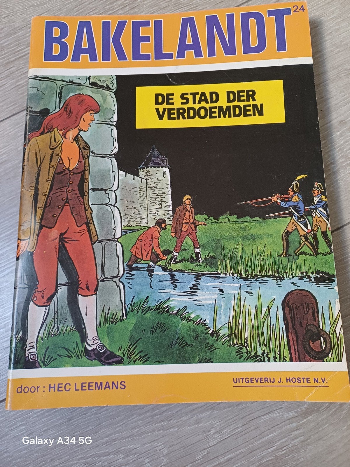 Bakelandt 24: De Stad der Verdoemden - Hec Leemans, Eén stripboek, Ophalen of Verzenden, Gelezen, Hec Leemans