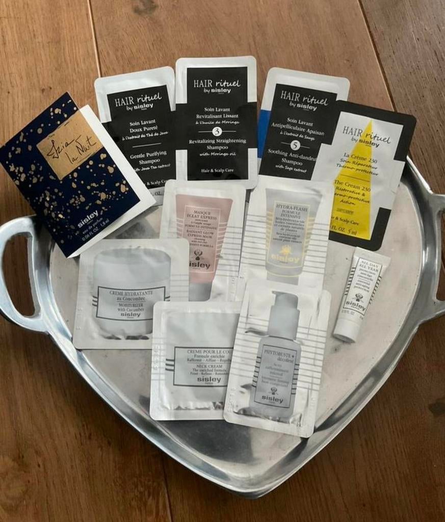 Sisley Testers Proefjes, Gezichtsverzorging, haar en Parfum!, Ophalen, Nieuw, Gehele gezicht, Verzorging