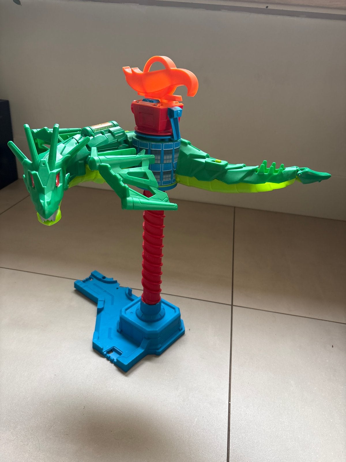 Hot Wheels Draak Baan Speelset, Ophalen of Verzenden, Zo goed als nieuw, Jongen of Meisje