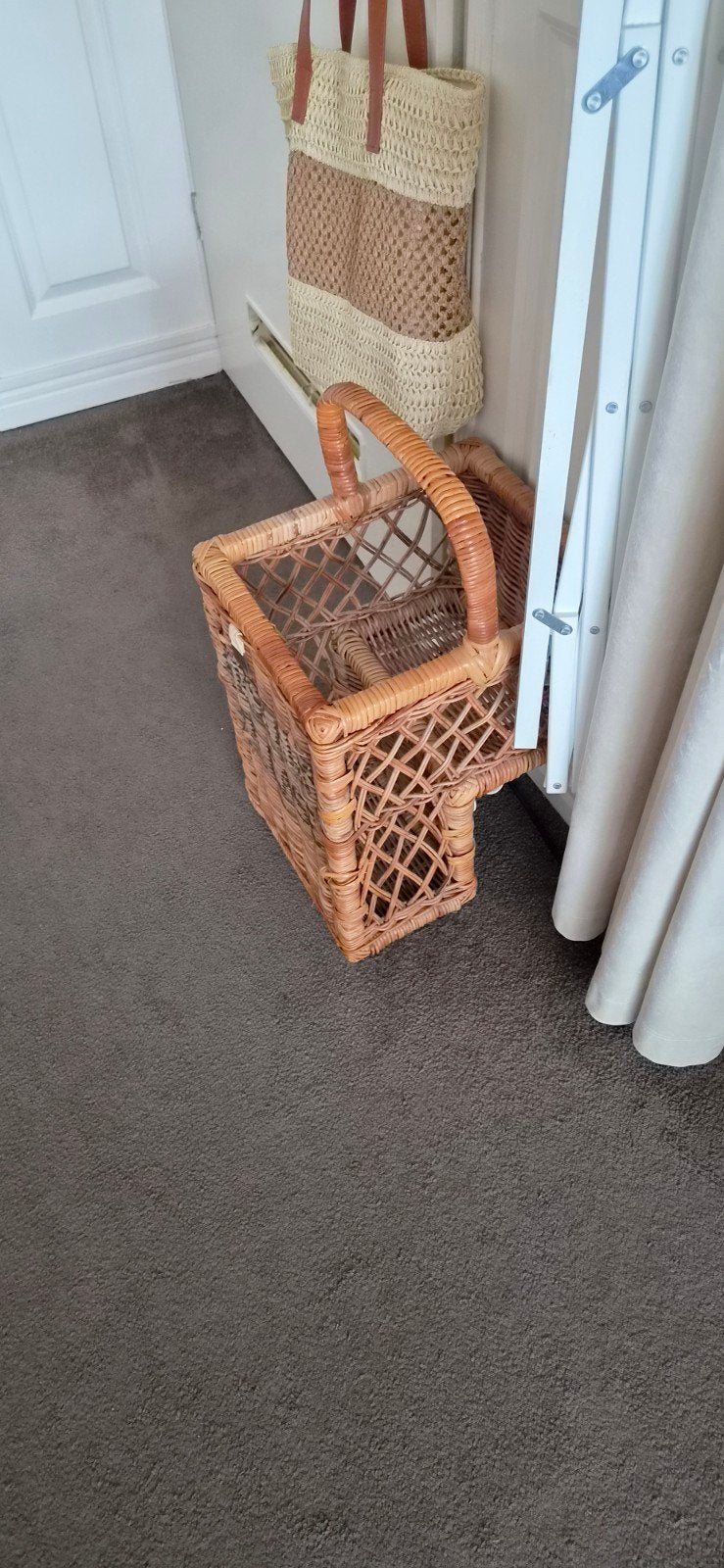 Trap mand Riviera Maison, Ophalen, Rond, Riet
