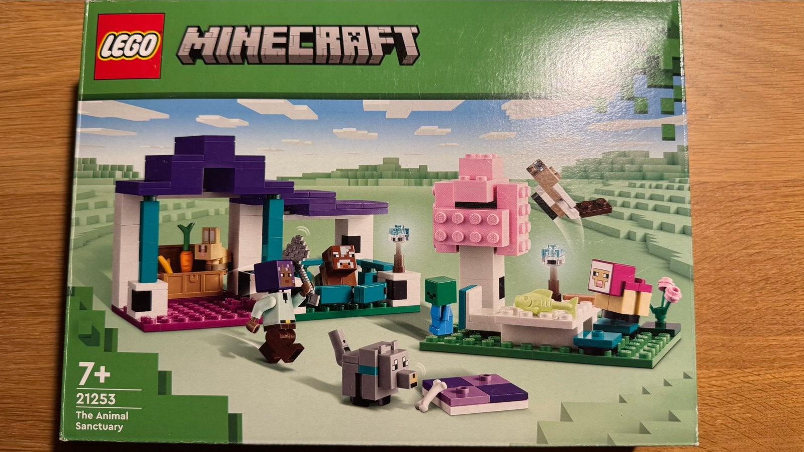LEGO Minecraft Het Dierenasiel 21253, Inclusief instructies, Minecraft, Lego, Ophalen of Verzenden
