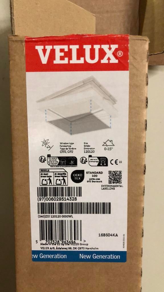 Velux insectenhor ZIU 120120 000WL, 120 tot 160 cm, Nieuw, Ophalen of Verzenden, 120 tot 160 cm