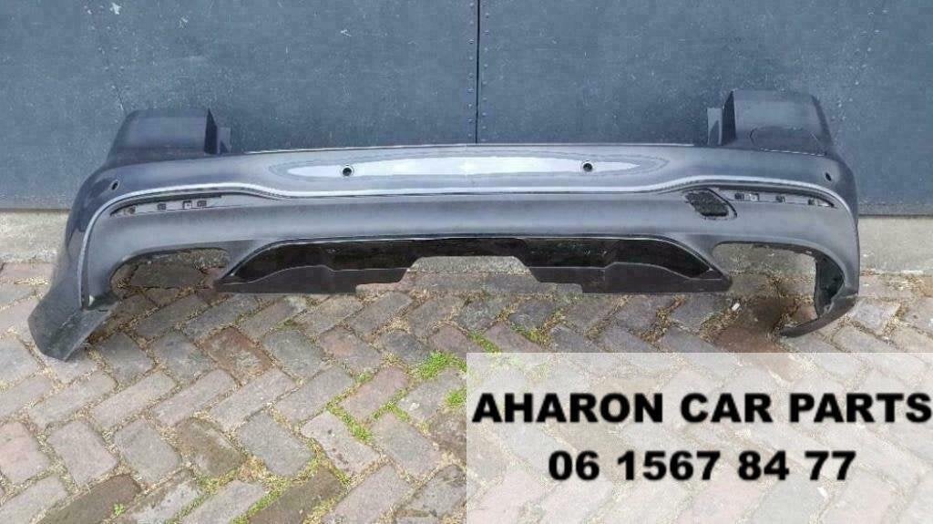 ML GLE X166 AMG hybride Achterbumper Grijs Orig w166 1365 +, Gebruikt, Ophalen of Verzenden, Achter, Bumper
