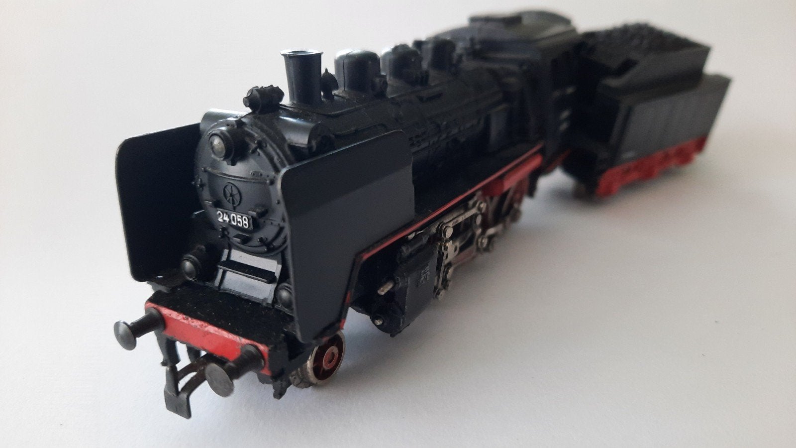 Marklin stoomlocomotief met kolentender. Digitaal omgebouwd., Wisselstroom, Gebruikt, Locomotief, Verzenden