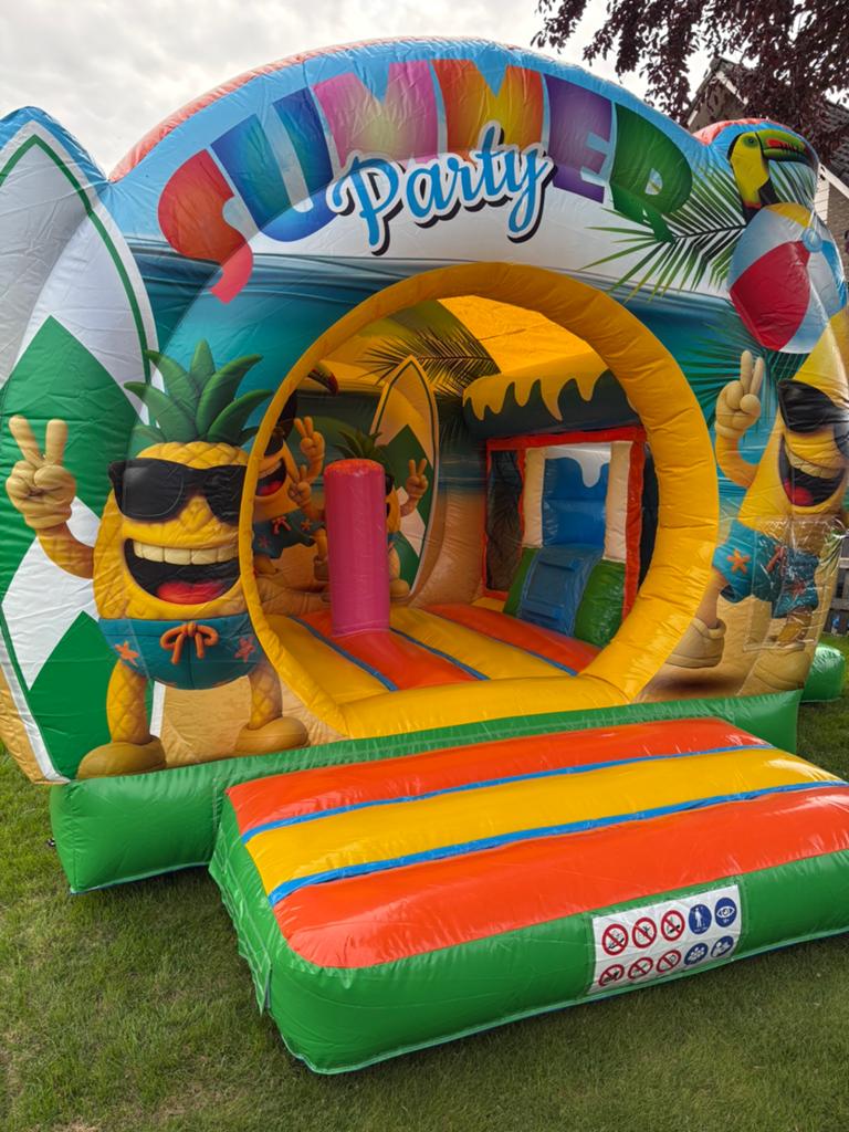 Te huur: Springkussen Summer Party, Ophalen, Zo goed als nieuw, Overige