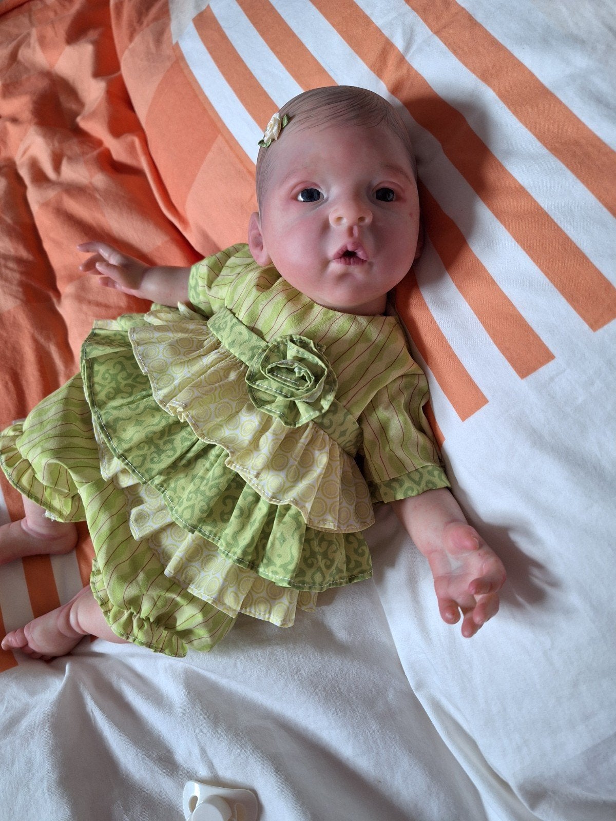 reborn prematuurtje  verkocht, Verzamelen, Poppen, Ophalen of Verzenden, Zo goed als nieuw, Babypop