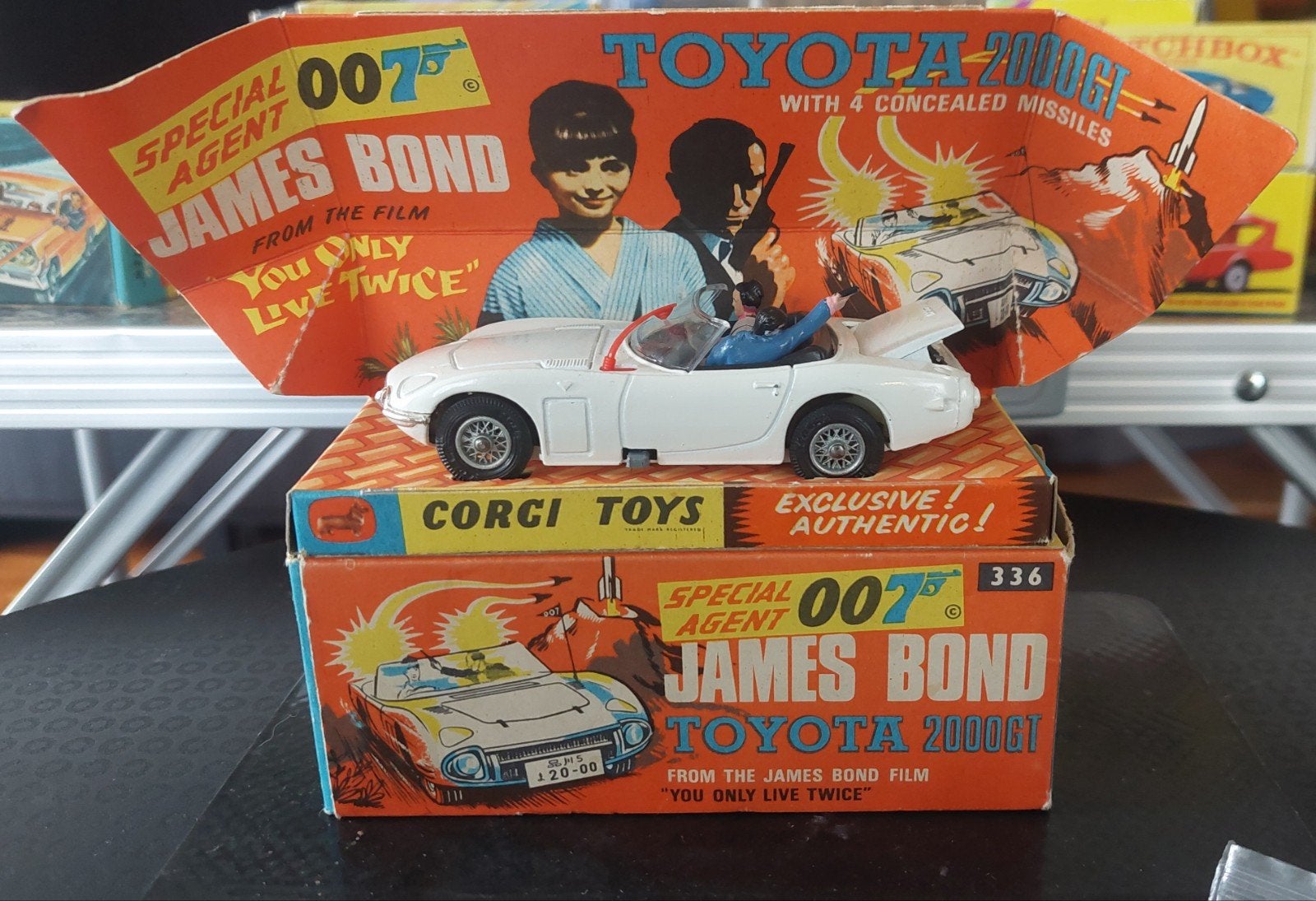 Corgi Toys James Bond Toyota 2000GT - You Only Live Twice, Ophalen of Verzenden, Gebruikt