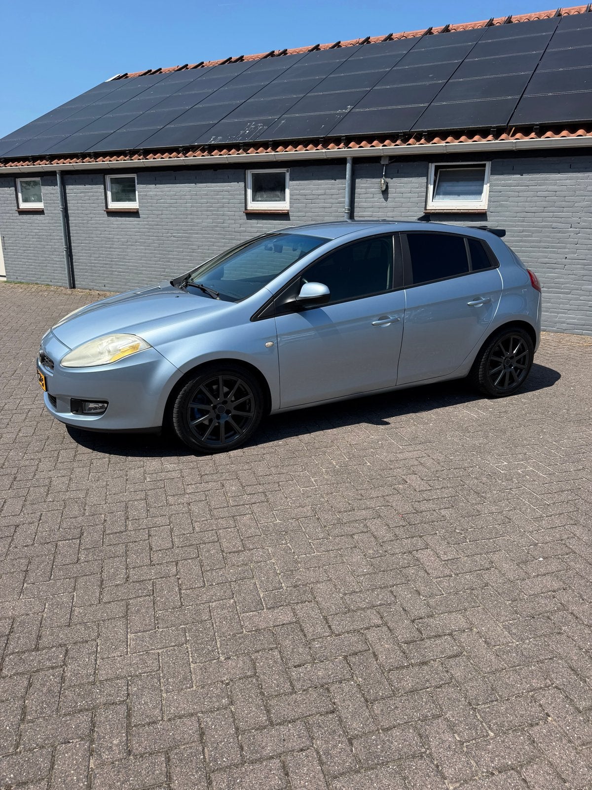 Fiat Bravo 1.4 16V 88KW 5DR 2010 Blauw, Auto's, Fiat, Zwart, 4 cilinders, Blauw, Origineel Nederlands