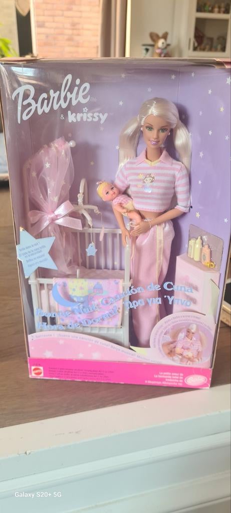 Barbie & Krissy met wiegje - Nieuw in doos, Ophalen of Verzenden, Nieuw, Barbie
