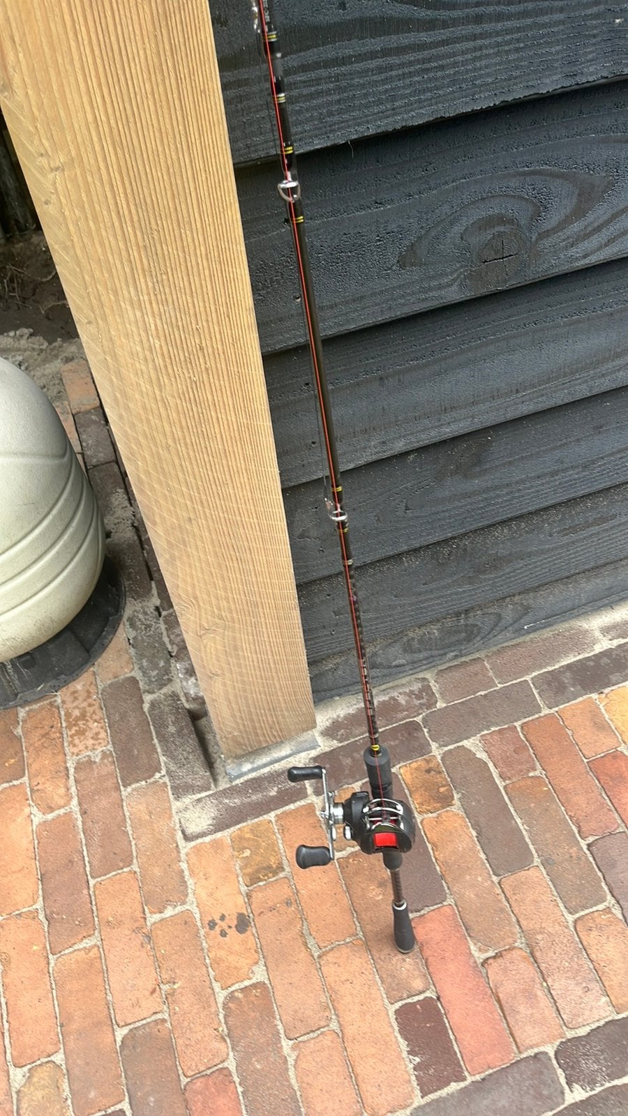 Vishengel reel, Watersport en Boten, Ophalen, Zo goed als nieuw, Werphengel