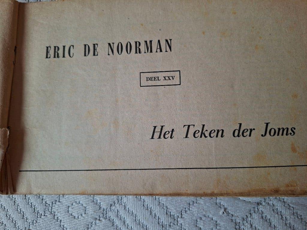Eric de Noorman, Het teken der Joms (geen buitenkant), Eén stripboek, Ophalen of Verzenden, Gelezen