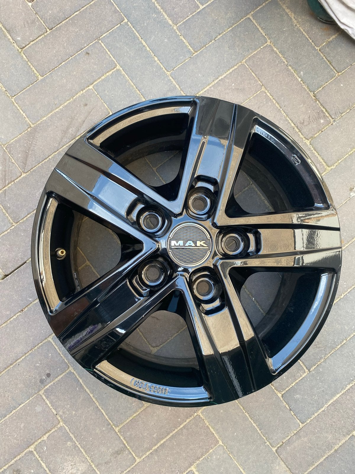 Mak Stone 5 Velg 16 inch 5x130 ET65 ducato jumper boxer, Ophalen, Gebruikt