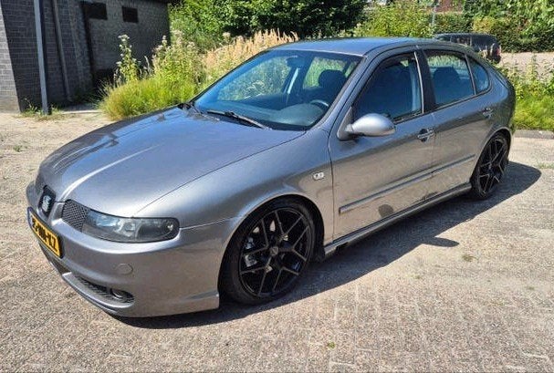 🟢Seat Leon 1.8 20VT Topsport 210PK/Stage1/Clima, Voorwielaandrijving, Stof, Zwart, 4 cilinders