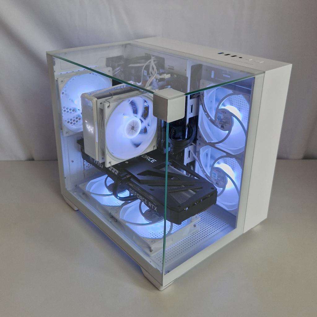 RTX 3060 TI, Ryzen 5 5500, 1TB SSD Witte Gaming PC, Computers en Software, Desktop Pc's, Nieuw, 4 Ghz of meer, SSD, 16 GB, Met videokaart