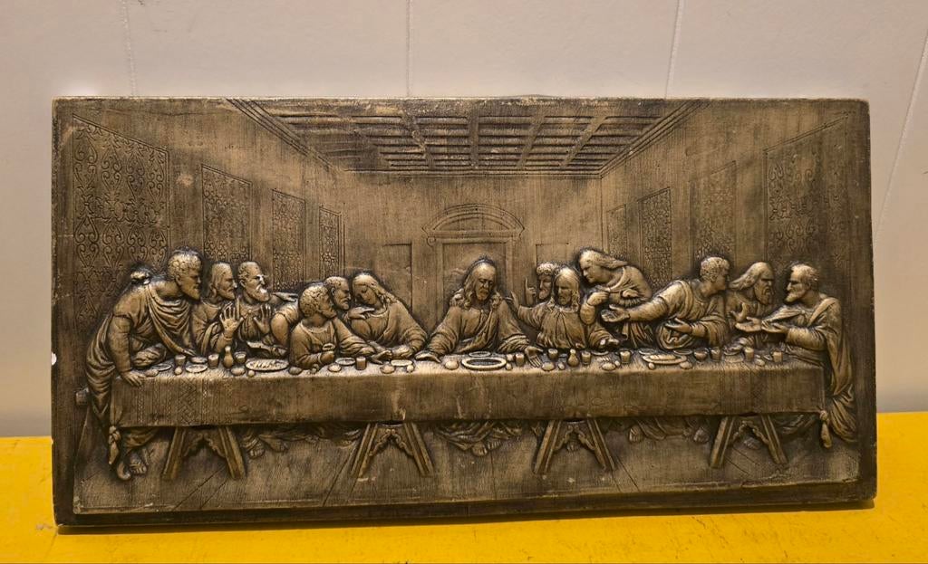 Bronskleurig "Laatste Maaltijd", Ophalen of Verzenden