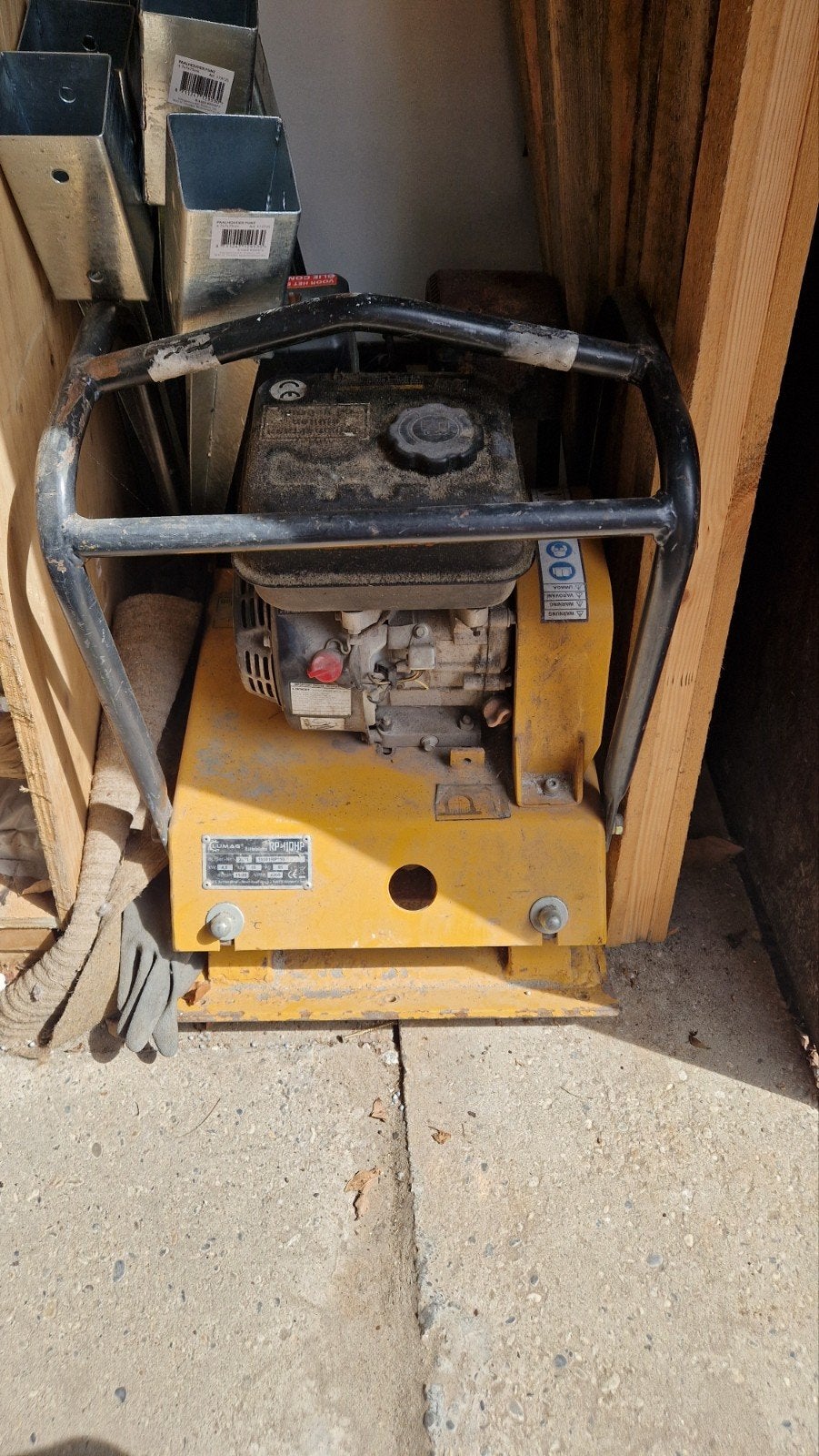 Lumag RP-110HP Trillerplaat - Krachtig en Betrouwbaar, Ophalen