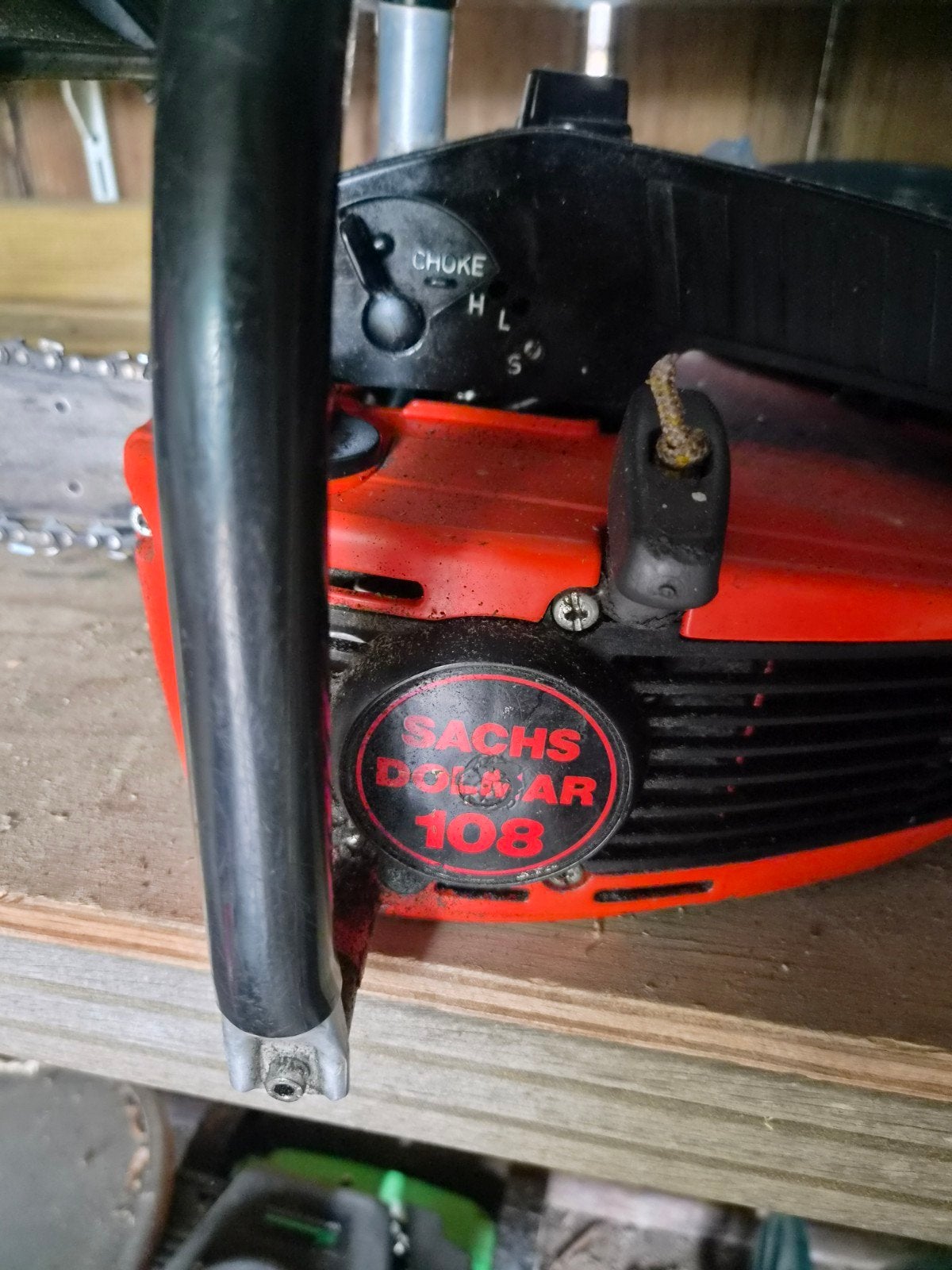 Sachs Dolmar 108 Kettingzaag - Loopt, moet nagekeken worden, Ophalen