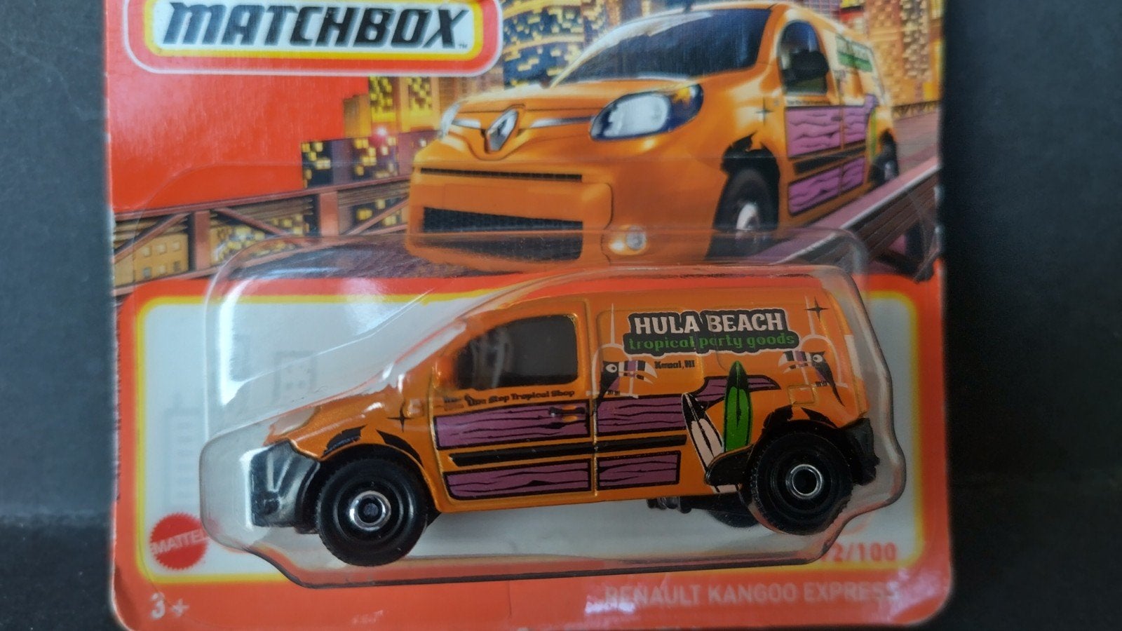 Renault Kangoo Orange 1:64 3inch Matchbox Pol, Auto, ., Nieuw, Ophalen of Verzenden